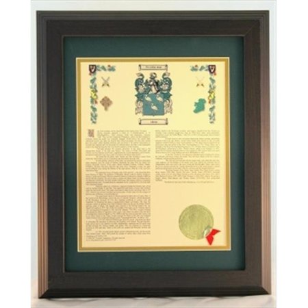 TPWMSEMD Townsend H003grant Personalized Coat Of Arms Framed Print. Last Name - Grant H003GRANT